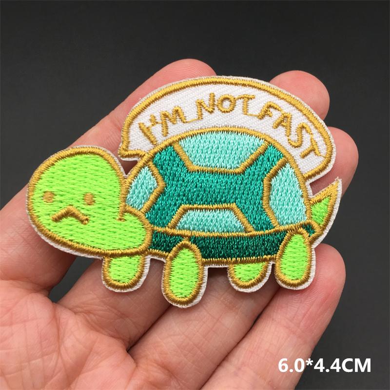 Text Stickers For Clothes Applications Sewing Patch Anime Clothes Patches Embroidery Patch Cartoon Ironing Applications