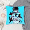 Anime Manga BBlue EExorcist Pillow Case Fashion Square Pillowcase Bedroom Sofa Room Ins Decoration Leisure