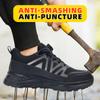 Rotating Button Safety Shoes Men Women Work Sneakers Lightweight Protective Work Shoes Indestructible Safety Boots