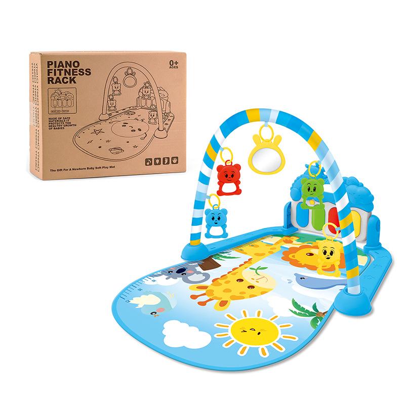 Newborn Baby Piano Gym Mat: Musical Play Toy for Infants