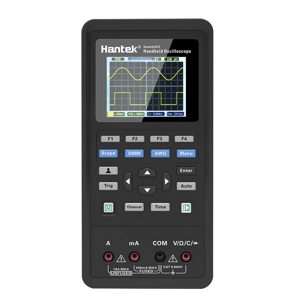 Hantek2C42/2D72 Handheld Digital Oscilloscope: 2-Channel Scope, Multimeter, & Signal Generator