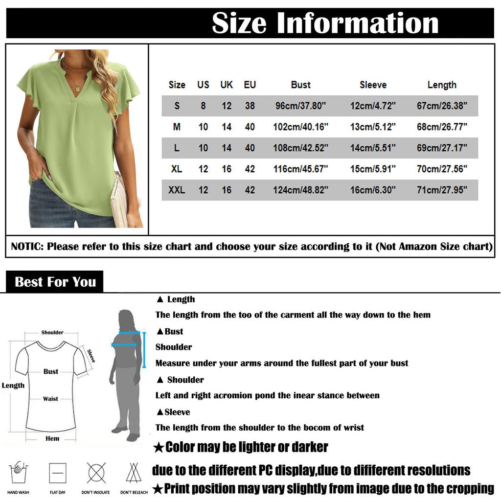 Women's Fashion Color Casual Short Sleeve Stitching V-Neck Shirt Top
