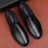 Fashion Genuine Leather Men Boat Shoes Breathable Mens Business Loafers Antiskid Casual Footwear Handmade Slip on Flats Simple Moccasins