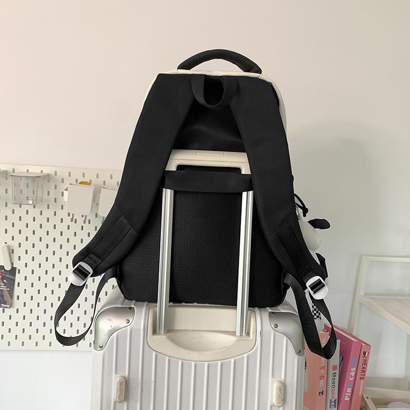 Women's Backpack Large Capacity Backpack Student Color Contrast School Bag