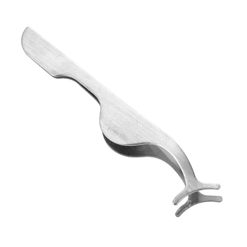 1pc False Eyelashes Extension Applicator Remover Clip Tweezers Nipper,Eyelash Auxiliary Clip Makeup Beauty Tool for Makeup
