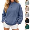 Dame Casual Langermet V-hals Genser Pullover Topp for Hverdag