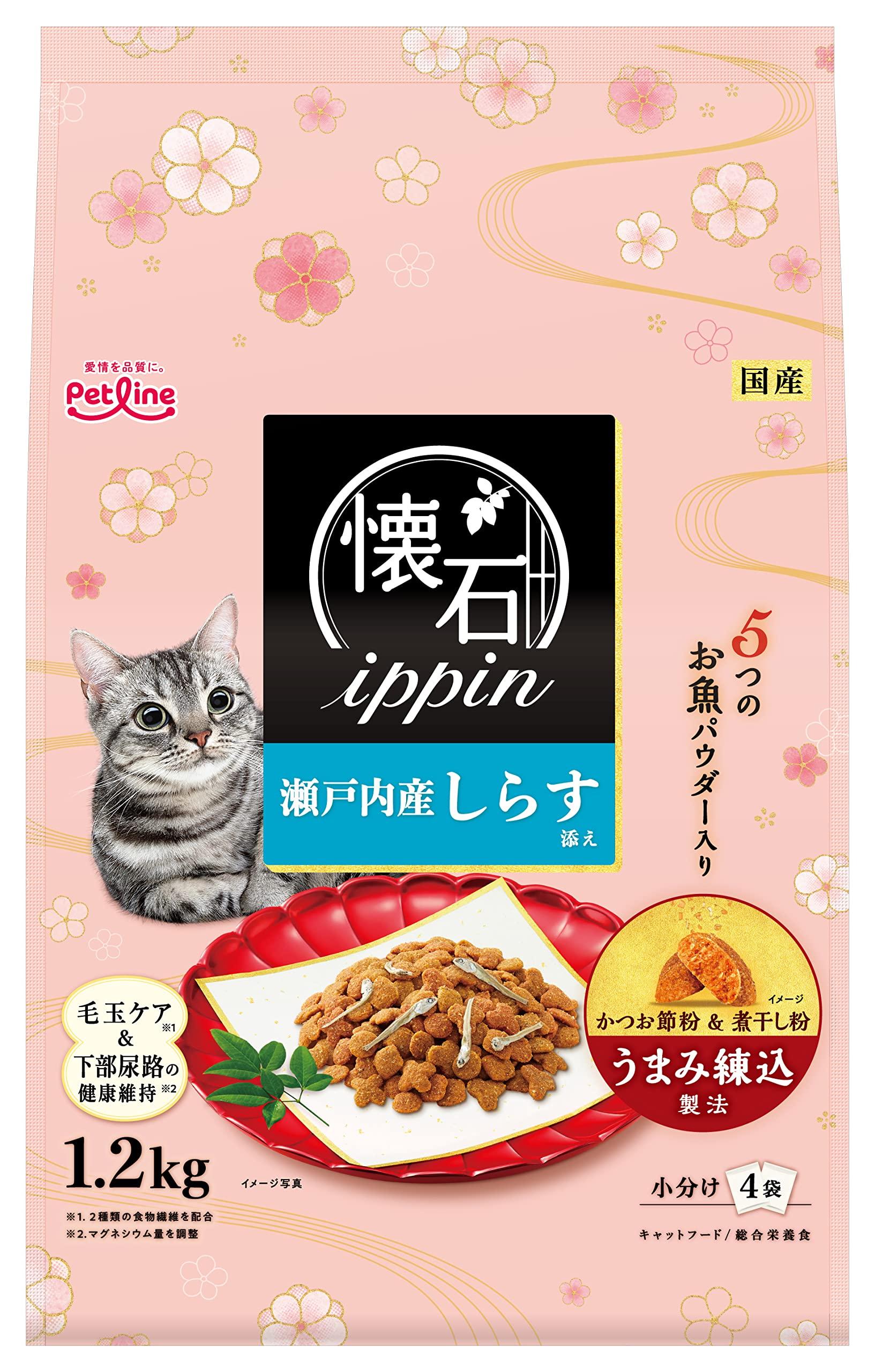 

Корм для кошек Pet Line Kaiseki Ippin с мальками от Setouchi x Dry Gourmet Topping Domestic Subdivision x 1,2 кг (300г 4) 1,2 кг (300г 4)