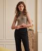 Leobeucham [Monica Bootcut Slacks Pants_Black] Monica Bootcut Slacks Pants_Black