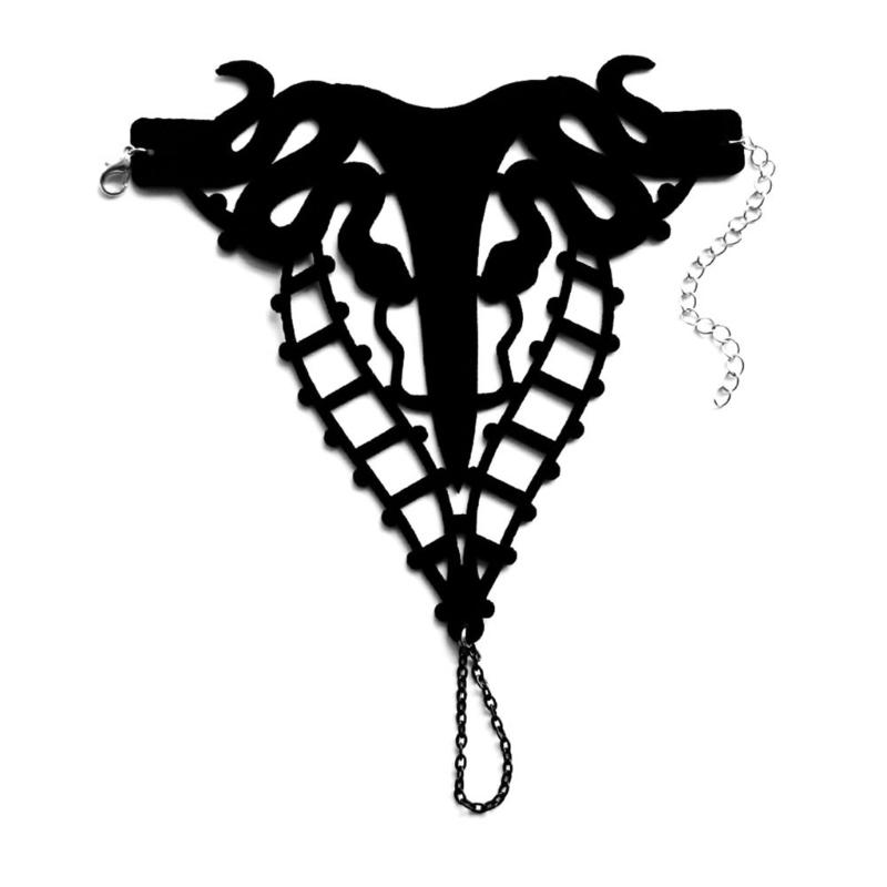 Vintage Snake Web Hand Chain Rings Bracelets Finger Rings Bracelets Goth Style Punk Hand Chain Jewelry for Women Girls
