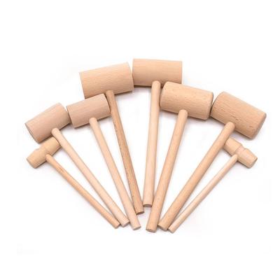 Wooden Batik DIY Kids' Hammer - Handmade Solid Wood Toy Hammer