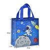 The New Non-woven Fabric Printed Handbag Cartoon Print Astronaut Toy Storage Backpack Large Capacity Candy Gift Bag