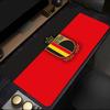 Belgian Football Association Emblem mouse pad, rubber base, esports desk mat, mouse pad for gamers and office use, gaming desk , easy to clean mat