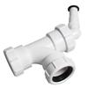 T Design Pipe PVC Kitchen Sink Pipe Essential Kitchen Component Long-lasting Performance Robust Plastic Construction