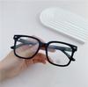 Ultralight Square Anti Blue Light Computer Glasses Women Luxury Brand Trend Rice Nail Big Frame Reading Glasses Presbyopia +3 +5