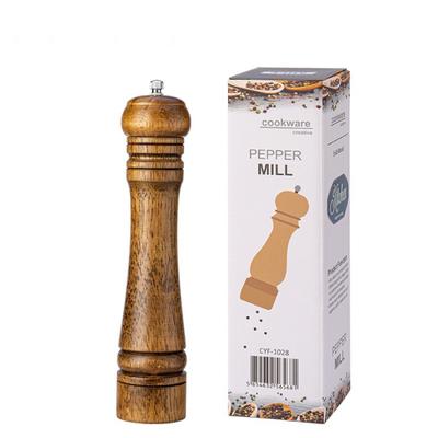 1 pezzo di utensili da cucina di alta qualità in legno manuale da 13 pollici smerigliatrice di sale macinapepe macinapepe