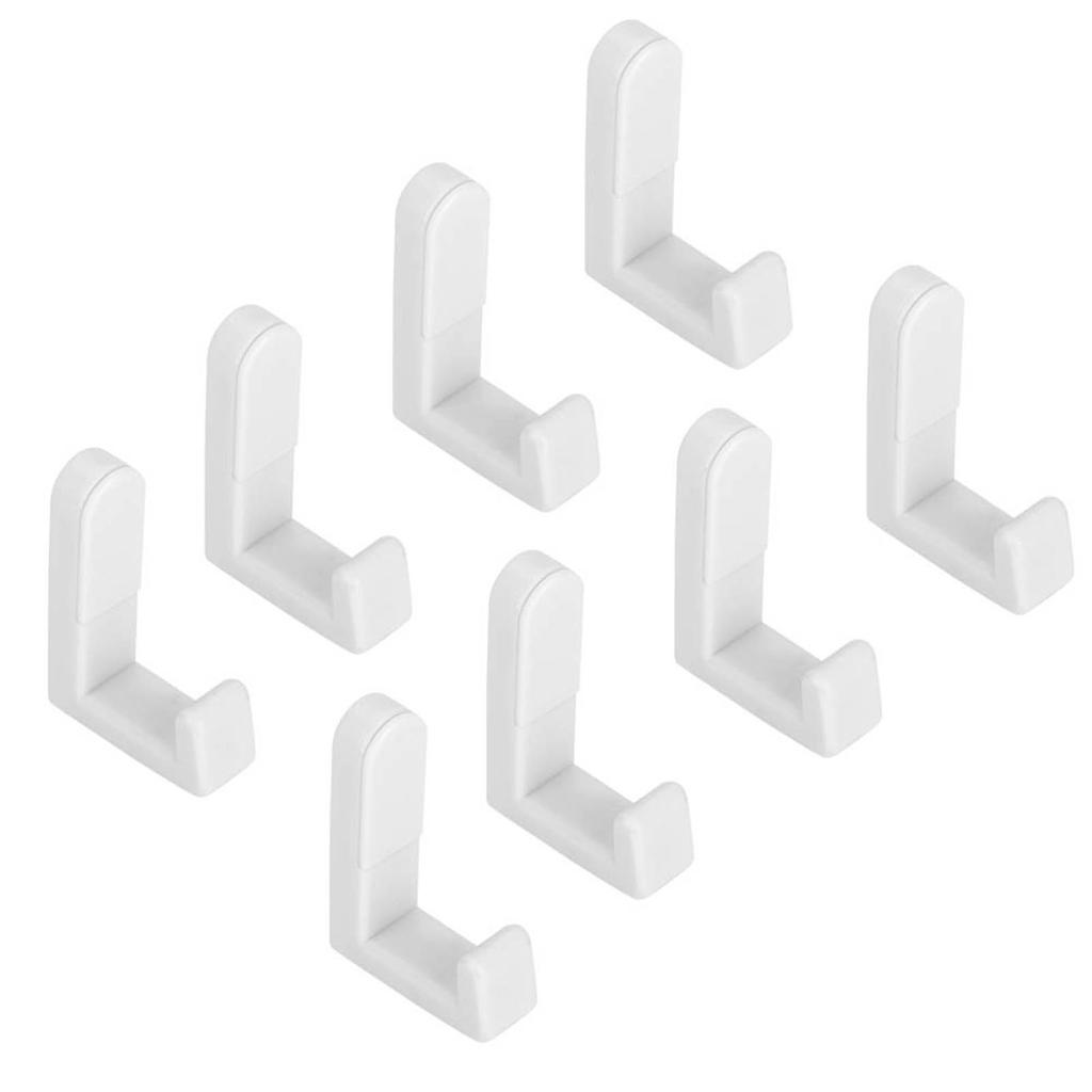 8 Set Cabinet Wall Mounted Single Robe Coat Hat Hook Towel Hanger Holder for Bathroom700W