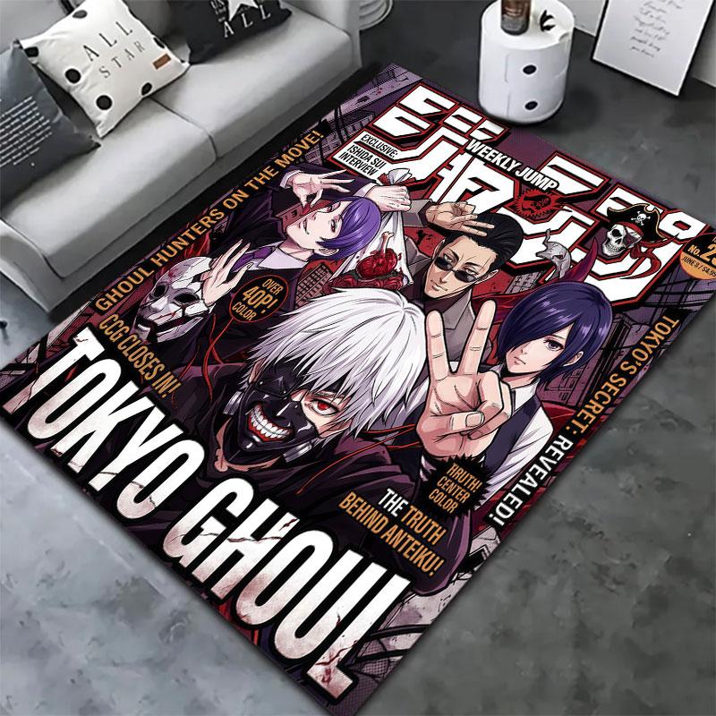 Tokyo Ghoul Carpet Rug For Living Room Bedroom Home Sofa Decoration Kids Play Nonslip Floor Mat
