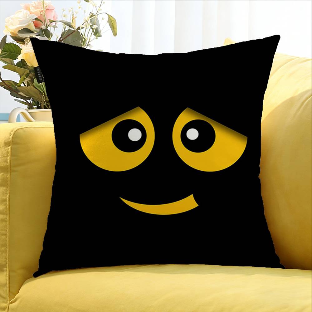 Black And White Eyes World Various Sizes Square Pillow Case For Car Home Bedchamber Decor
