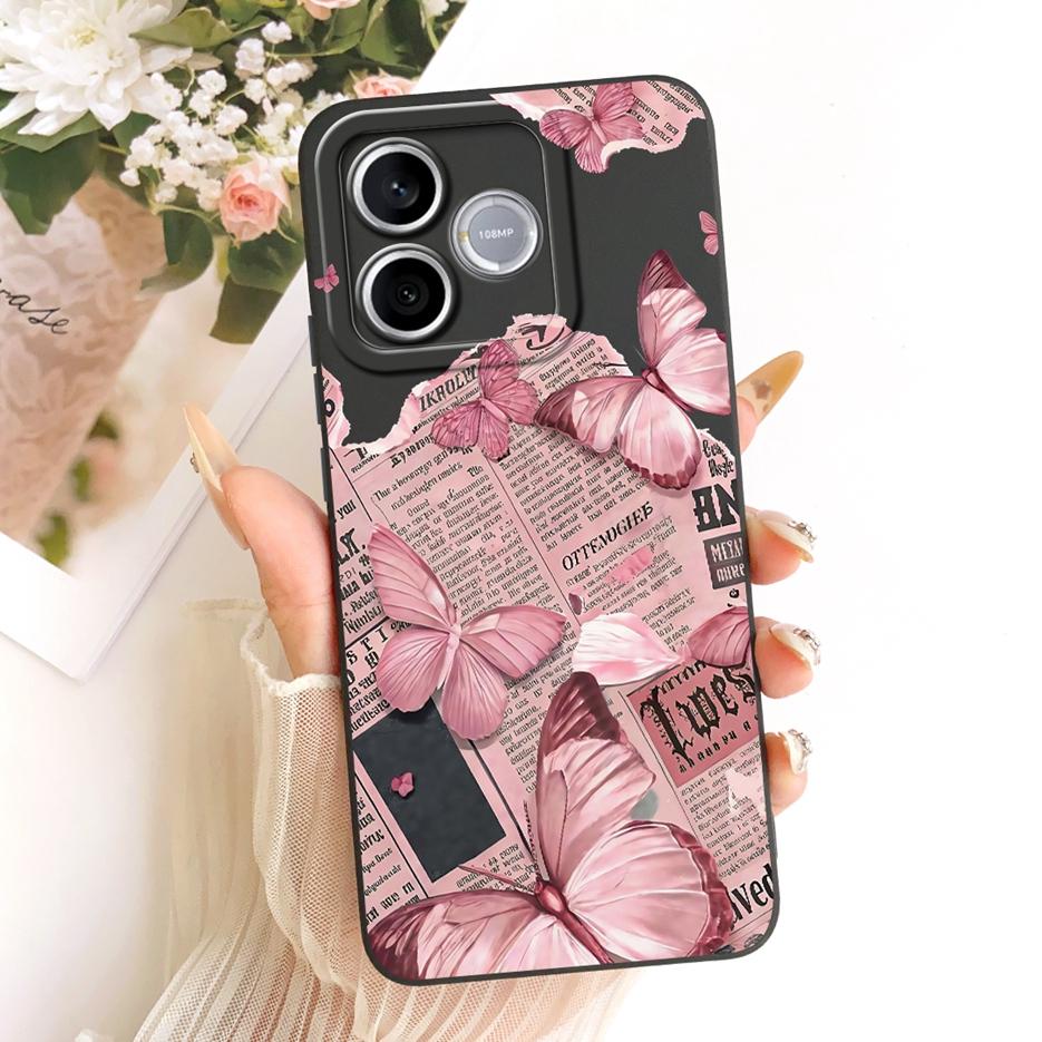For Honor 600 Lite Case LNA-NX1 Stylish Bow Love Heart Painted Cover Soft Silicone Case For Honor 500 Smart Honor600 Lite Fundas