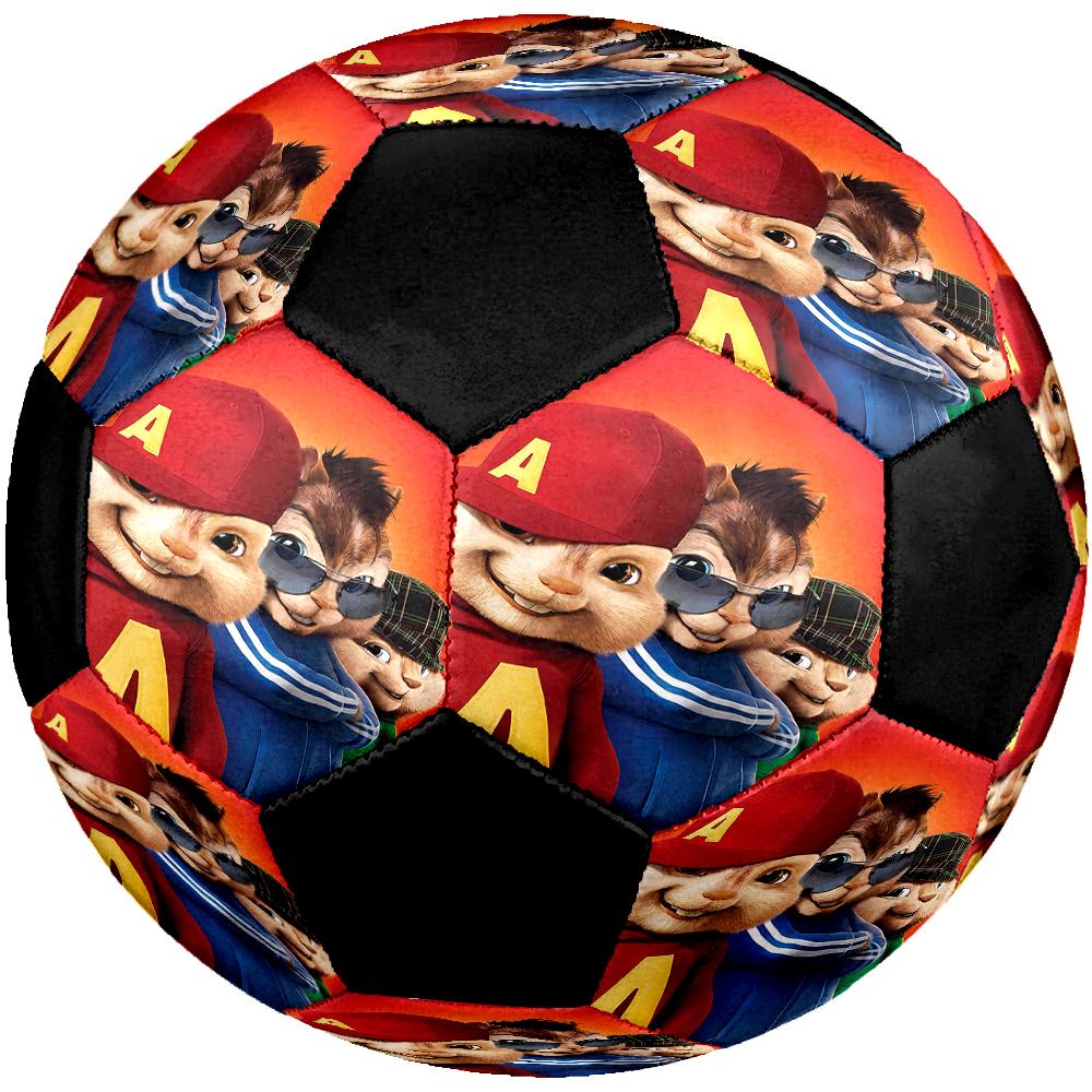 Ballon de football Alvin et les Chipmunks Taille 5, Convient pour les matchs en intérieur et en extérieur, un cadeau adapté à tous.