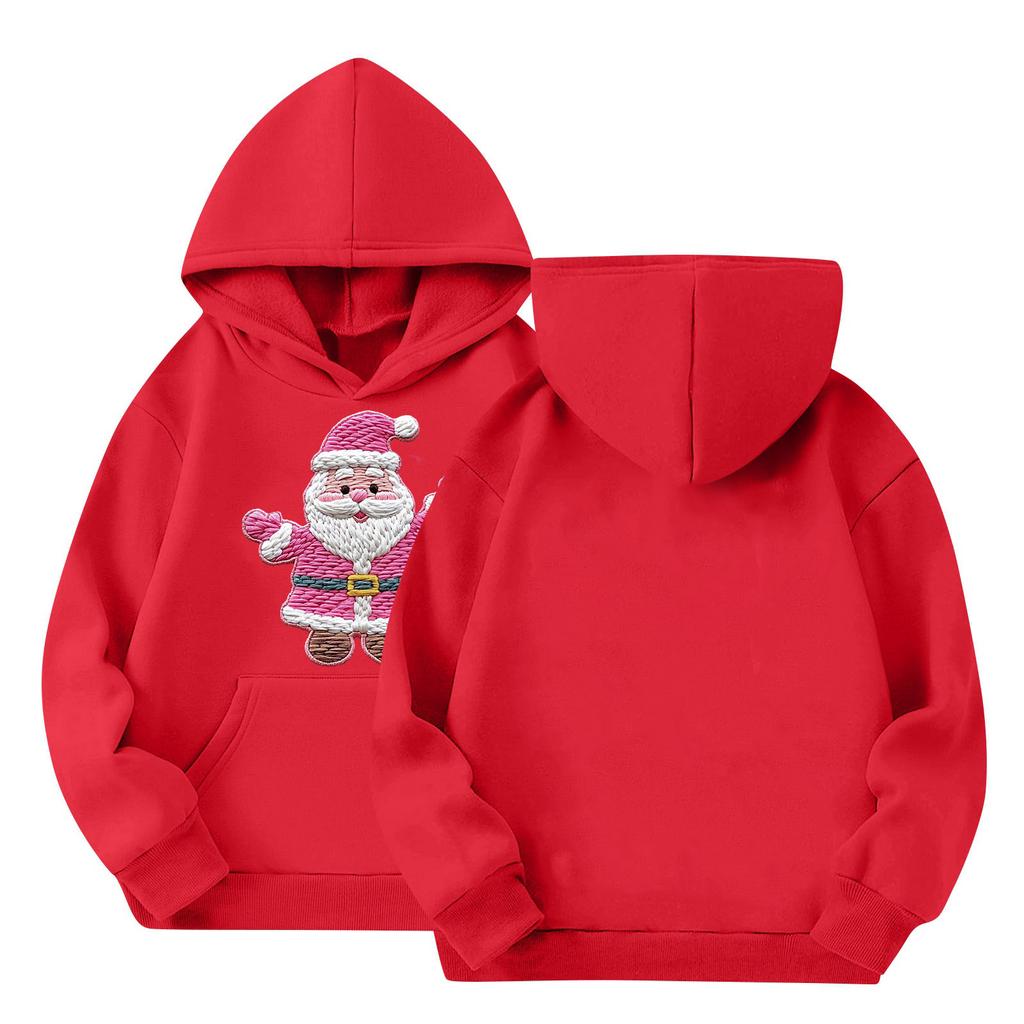 Children's Hoodies Loose Solid Color Hooded Sports Shirt Fashionable Sports Shirt