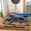 Kw Heavy Trucks Customize Your Name Area Rug Perfect for Study room Hallway Kitchen Game Room Antislip Carpet Anime Office Decor Wedding Party Gift