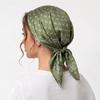 Quadratisches Tuch Damen Hijab Kopftuch Bandana Taschentuch Seidentücher Frau Luxus Winddicht Turban Stirnband Retro Bohemian
