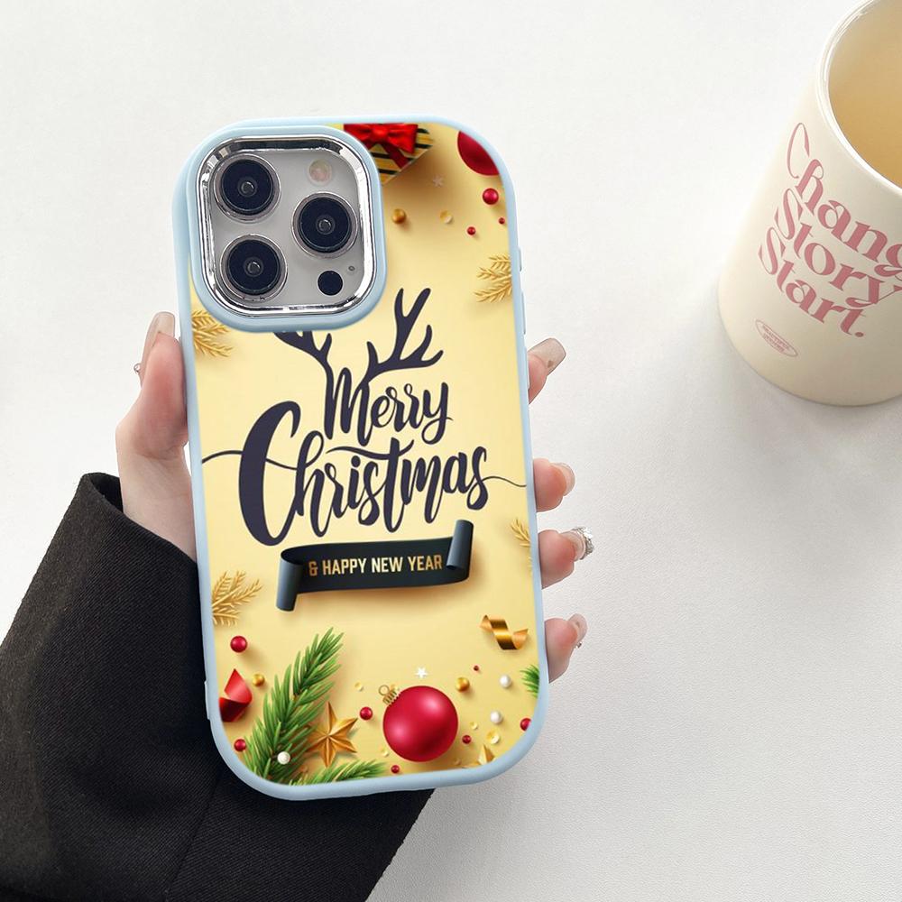 N118 Новогодний Веселый Рождественский дизайн Мягкие чехлы для телефонов Samsung S24 S23 — фото 18