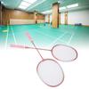 Badminton Set Iron Alloy Incrsed Ar Shock Absorption Lightweight Badminton Racket Set for Beginner Children Adults