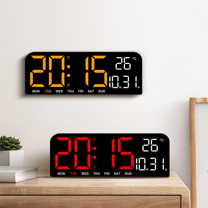 Large Screen LED Alarm Clock - Simple, Creative & Hangable Desktop/Table Design