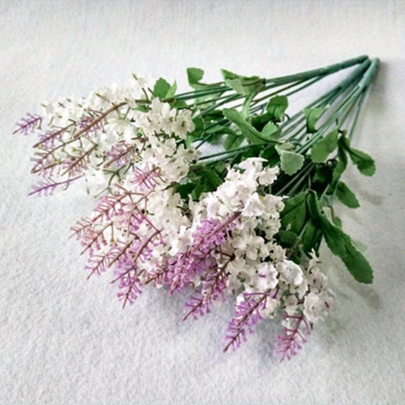 

Главная Украшение стола Защита окружающей среды Цветок Прованса 10 Головок Пенопласт Лаванда Белый Булавка фиолетовый