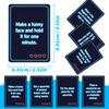 50-Pack Party Game Cards Multiplayer Tabletop Entertainment Interactive Fun Card Game Deck