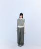 Peulleoti Cut-Line Wide Sweatpants (Khaki)