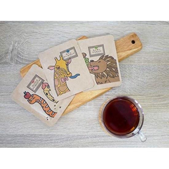 Thank You Tea Gratitude Greeting 2 Packs 10 Sets Animal Small Gift Appreciation Transfer Job Change Retirement Set Nanairo Shoten.