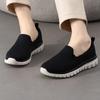 Women's 100842-BKW Black Walking Shoes