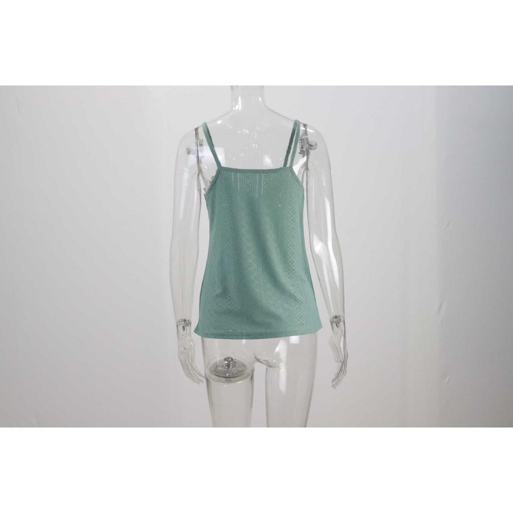 Letní nový dámský krajkový top s V-výstřihem