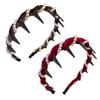 Elegant Faux Pearl Headband Vintage Fluffy Hair Hoops Fashion Hair Accessories for Parties And Weddings