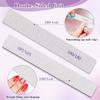 Xiaomi 25-Pack Double-Sided Nail Files, Grit Professional Emery Boards for Natural And Acrylic Nails, Reusable Manicure Nail Art DIY