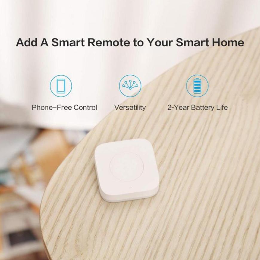 Mijia Aqara Akıllı Kablosuz Anahtar Anahtar Akıllı Uygulama Uzaktan Kumanda Xiaomi Mih için ZigBee Kablosuz Wifi Bağlantısı… Daha fazla