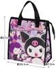 Bolsa Térmica para Almoço Skater, Bolsa Bonita, Tecido Não Tecido, Bolsa, Kuromi, Viagem, Sanrio, FBC1-A