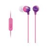 Sony MDR-EX15AP Earphones: In-ear Type with Remote Control and Microphone, Violet (MDR-EX15AP V)