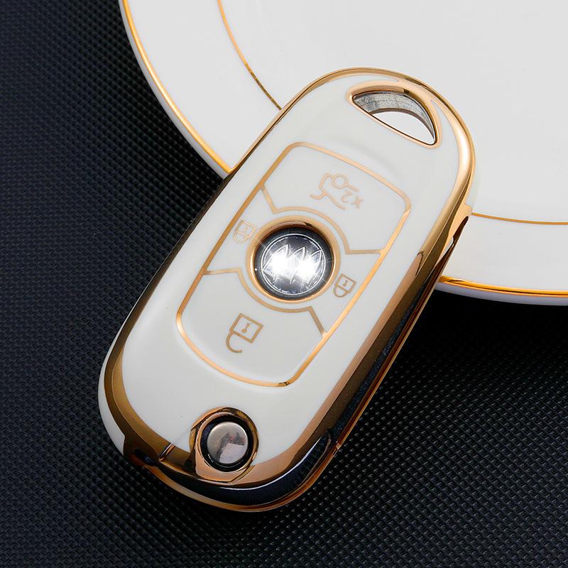 Buick Verano/Excelle Pro Key Cover 2018/2020: Protective Shell with Keychain for Men & Women