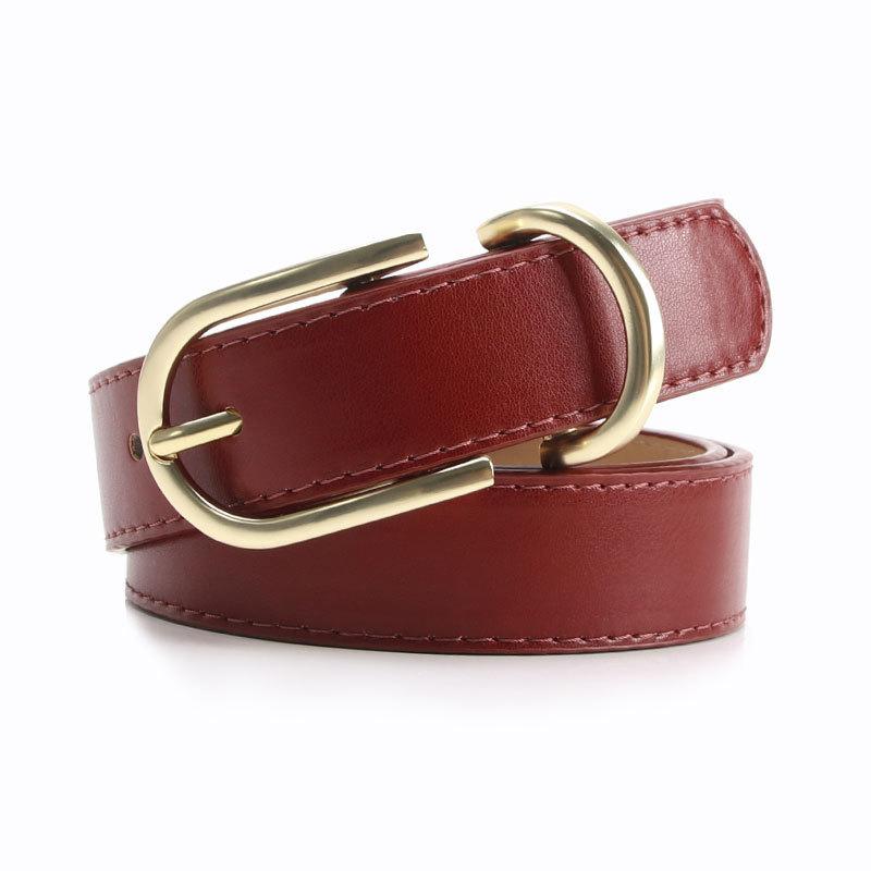 Highquality Pu Leather Womens Belt With Alloy Fastener For Everyday And Business Casual