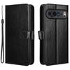 Crazy Horse Wallet Flip Case for Google Pixel 9 / Google Pixel 9 Pro, Black