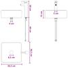Bathroom Furniture Set 2 Pcs Black Oak Wood Based Panel