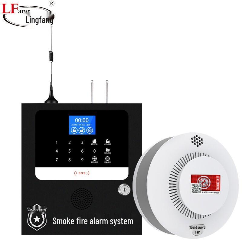 LFang Smart Wireless Fire & Smoke Alarm System
