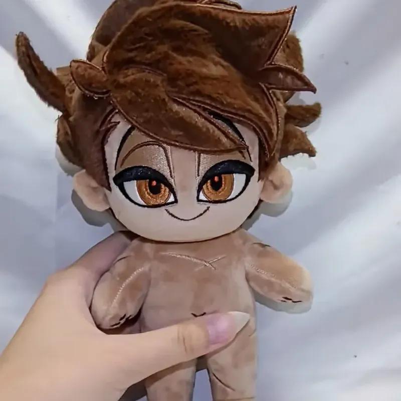 Nieuw Op Voorraad Hazbin El Alastor Pluche Pop Schattig Anime Randapparatuur Speelgoed Verjaardag Kerstcadeau with skeleton
