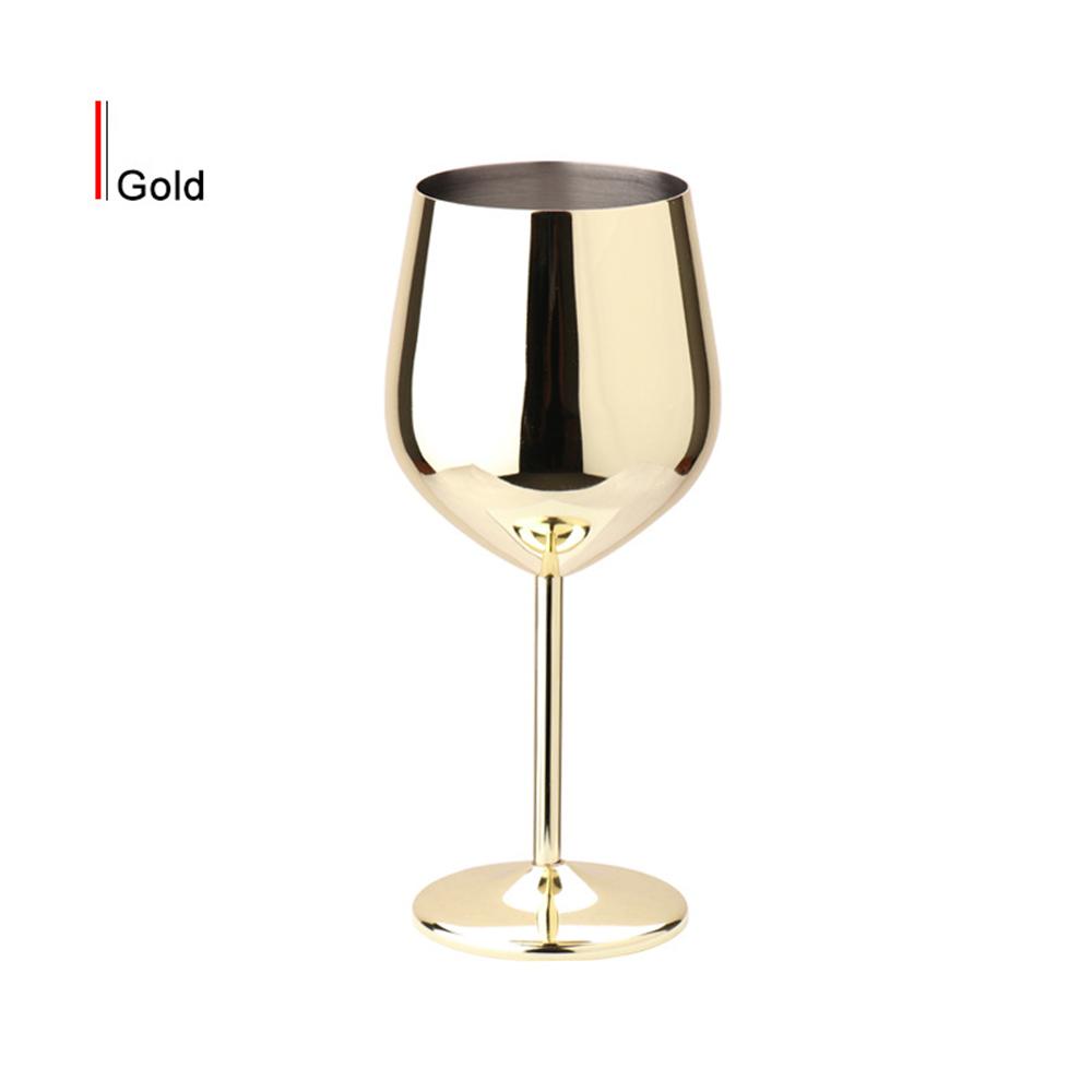 500ML Stainless Steel Wine Glasses Unbreakable Metal Cocktail Glasses for Drinking Cocktails and Wine at Bar and Home
