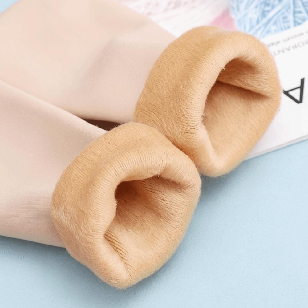 Thickened Home Floor Socks Velvet-lined Women's Hosiery Leg Warmers Mid Tube Socks Free Size