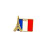Paris Eiffel Tower Brooch French Romantic Alloy Plating Pins Travel Souvenir Bag Decor Gifts For Friends